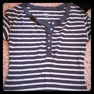 Maternity waffle tee